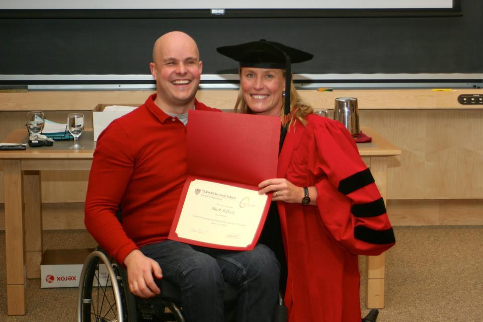 Mark Pollock & his Harvard Diploma