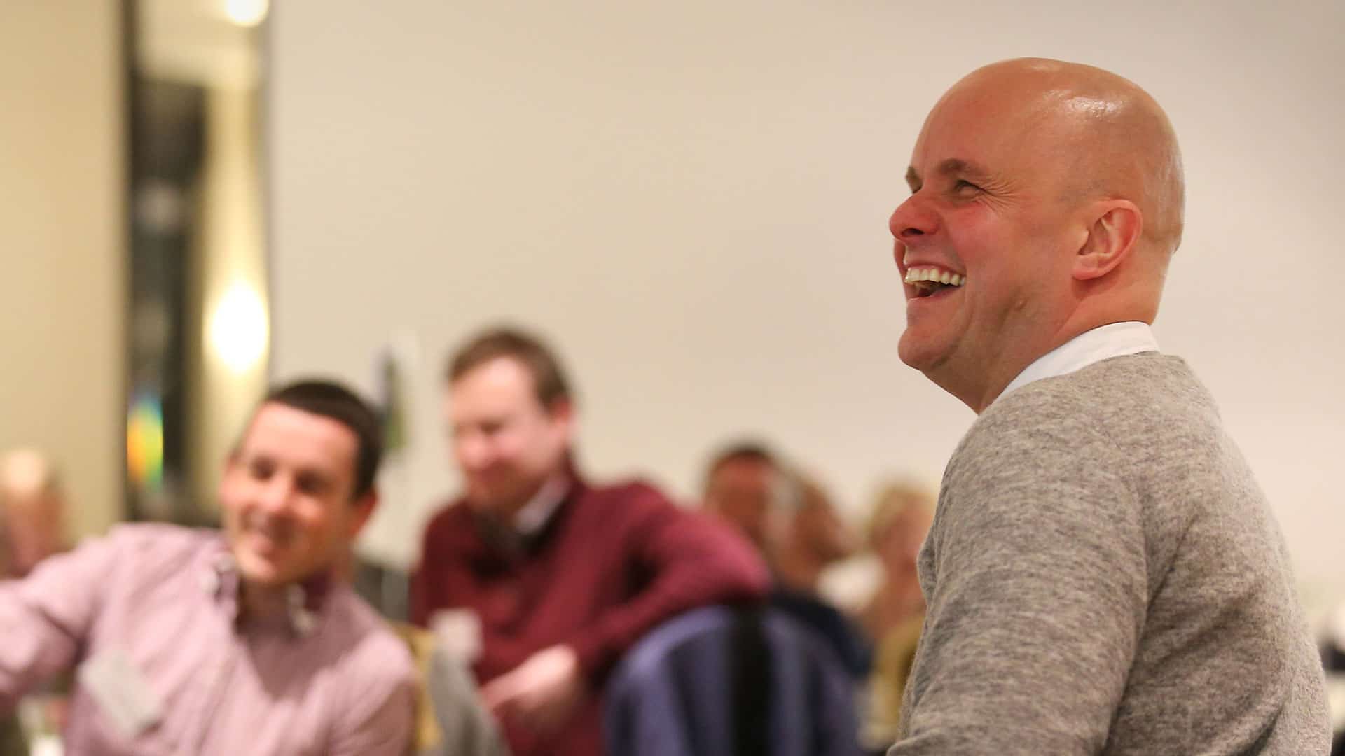Mark Laughing Mark Speaking Headshot